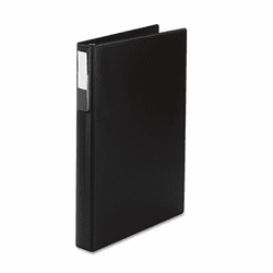 AVE06100 Heavy-Duty Binder With 4 Round Rings, 1" Capacity, Black By AVERY-DENNISON