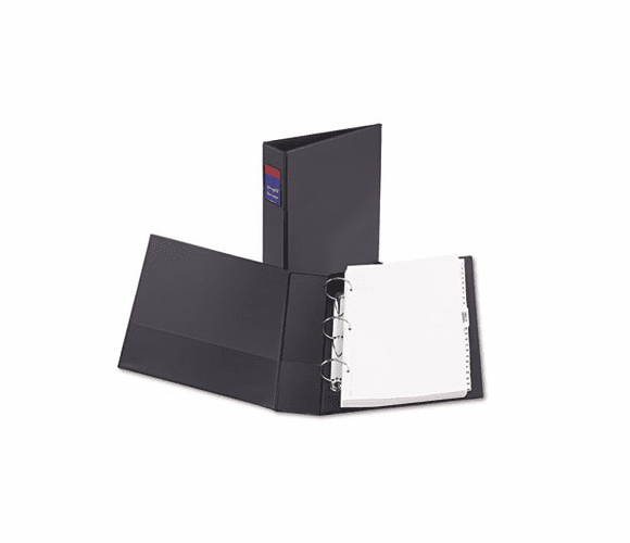 AVE06401 Durable EZ Turn Ring Legal Binder, 2" Capacity, Black, Legal Size By AVERY-DENNISON