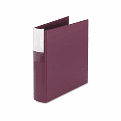 AVE06532 Heavy-Duty Binder With Three Round Rings, 2" Capacity, Mauve By AVERY-DENNISON