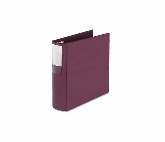 AVE06632 Heavy-Duty Binder With Three Round Rings, 3" Capacity, Mauve By AVERY-DENNISON