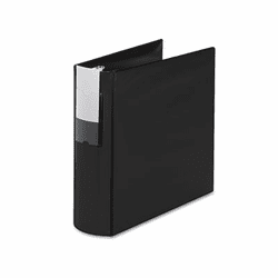 AVE06634 Heavy-Duty Binder With Three Round Rings, 3" Capacity, Black By AVERY-DENNISON