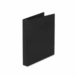 AVE07301 Durable Slant Ring Reference Binder, 1" Capacity, Black By AVERY-DENNISON