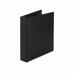 AVE07401 Durable Slant Ring Reference Binder, 1-1/2" Capacity, Black By AVERY-DENNISON