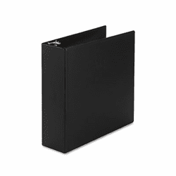 AVE07701 Durable Slant Ring Reference Binder, 3" Capacity, Black By AVERY-DENNISON