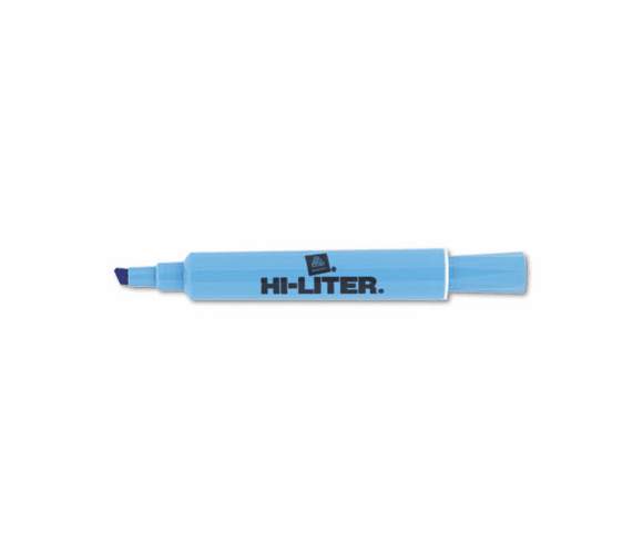 AVE07746 Desk Style Highlighter, Chisel Tip, Light Blue Ink, 12/Pk By AVERY-DENNISON