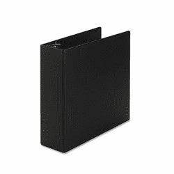 AVE07801 Durable Slant Ring Reference Binder, 4" Capacity, Black By AVERY-DENNISON