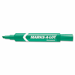AVE07885 Permanent Marker, Regular Chisel Tip, Green, Dozen By AVERY-DENNISON