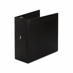 AVE07901 Durable Slant Ring Locking Reference Binder, 5" Capacity, Black By AVERY-DENNISON