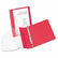 AVE10853 See-Thru Presentation Binder, Round Ring, 1" Capacity, Red By AVERY-DENNISON