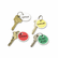 AVE11026 Metal Rim Key Tags, Card Stock/Metal, 1 1/4" Diameter, Assorted Colors, 50/Pack By AVERY-DENNISON