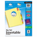 AVE11111 WorkSaver Big Tab Reinforced Dividers, Multicolor Tabs, 8-Tab, Letter, Buff By AVERY-DENNISON