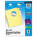 AVE11112 WorkSaver Big Tab Reinforced Dividers w/Clear Tabs, 8-Tab, Letter, Buff By AVERY-DENNISON