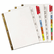 AVE11121 WorkSaver Big Tab Dividers, Multicolor Tabs, 5-Tab, Letter, White By AVERY-DENNISON
