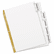 AVE11122 WorkSaver Big Tab Dividers, Clear Tabs, 5-Tab, Letter, White By AVERY-DENNISON