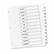 AVE11126 Ready Index Classic Tab Titles, 12-Tab, Jan-Dec, Letter, Black/White, 12/Set By AVERY-DENNISON