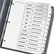 AVE11126 Ready Index Classic Tab Titles, 12-Tab, Jan-Dec, Letter, Black/White, 12/Set By AVERY-DENNISON