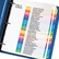 AVE11129 Ready Index Contemporary Table of Contents Divider, 1-31, Multi, Letter By AVERY-DENNISON