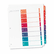 AVE11163 Extra-Wide Ready Index Dividers, 8-Tab, 9 1/2 x 11, Assorted, 8/Set By AVERY-DENNISON