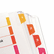 AVE11165 Extra-Wide Ready Index Dividers, 10-Tab, 9 1/2 x 11, Assorted, 10/Set By AVERY-DENNISON