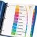 AVE11165 Extra-Wide Ready Index Dividers, 10-Tab, 9 1/2 x 11, Assorted, 10/Set By AVERY-DENNISON