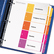 AVE11187 Ready Index Contemporary Contents Divider, 1-5, Multicolor, Letter, 6 Sets By AVERY-DENNISON