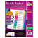 AVE11188 Ready Index Contemporary Contents Divider, 1-10, Multicolor, Letter, 6 Sets By AVERY-DENNISON