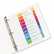 AVE11188 Ready Index Contemporary Contents Divider, 1-10, Multicolor, Letter, 6 Sets By AVERY-DENNISON