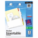 AVE11270 WorkSaver Pocket Dividers w/Five Insertable Multicolor Tabs, 5/Set By AVERY-DENNISON