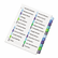 AVE11321 Ready Index Two-Column Table of Contents Divider, Title: 1-24, Multi, Letter By AVERY-DENNISON