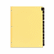 AVE11328 Clear Reinforced Preprinted Leather Tab Divider, 12-Tab, Jan-Dec, Red, 12/Set By AVERY-DENNISON
