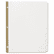 AVE11337 Office Essentials White Label Dividers, 8-Tab, 11 x 8-1/2, White, 5 Sets/Pack By AVERY-DENNISON