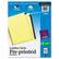 AVE11350 Gold Reinforced Leather Tab Dividers, 25-Tab, A-Z, Letter, Black, 25/Set By AVERY-DENNISON