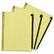 AVE11350 Gold Reinforced Leather Tab Dividers, 25-Tab, A-Z, Letter, Black, 25/Set By AVERY-DENNISON