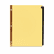 AVE11352 Gold Reinforced Leather Tab Dividers, 31-Tab, 1-31, Letter, Black, 31/Set By AVERY-DENNISON