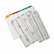 AVE11407 Index Maker White Dividers, Multicolor 8-Tab, Letter By AVERY-DENNISON