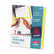 AVE11414 Index Maker Divider w/Color Tabs, Yellow 5-Tab, Letter, 5 Sets/Pack By AVERY-DENNISON