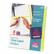 AVE11415 Index Maker Divider w/Color Tabs, Yellow 8-Tab, Letter, 5 Sets/Pack By AVERY-DENNISON
