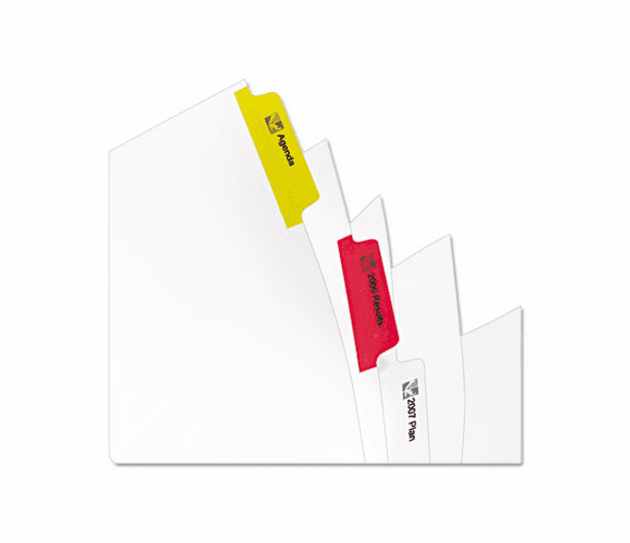 AVE11418 Index Maker Divider w/Multicolor Tabs, 5-Tab, Letter, 5 Sets/Pack By AVERY-DENNISON