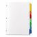 AVE11424 Index Maker Divider w/Multicolor Tabs, 8-Tab, Letter, 25 Sets/Box By AVERY-DENNISON