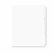 AVE11442 Index Maker Clear Label Unpunched Divider, 3-Tab, Letter, White, 25 Sets By AVERY-DENNISON