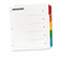 AVE11667 Office Essentials Table 'N Tabs Dividers, Five Multicolor Tabs, 1-5, Letter, Set By AVERY-DENNISON