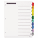 AVE11671 Office Essentials Table 'N Tabs Dividers, 10 Multicolor Tabs, 1-10, Letter, Set By AVERY-DENNISON