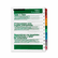 AVE11673 Office Essentials Table 'N Tabs Dividers, 12 Multicolor Tabs, 1-12, Letter, Set By AVERY-DENNISON