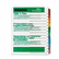 AVE11675 Office Essentials Table 'N Tabs Dividers, 15 Multicolor Tabs, 1-15, Letter, Set By AVERY-DENNISON