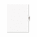 AVE11910 Avery-Style Legal Tab Dividers, Table of Contents, White, 25/Set By AVERY-DENNISON