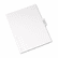 AVE11910 Avery-Style Legal Tab Dividers, Table of Contents, White, 25/Set By AVERY-DENNISON