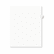 AVE11916 Avery-Style Legal Side Tab Divider, Title: 6, Letter, White, 25/Pack By AVERY-DENNISON