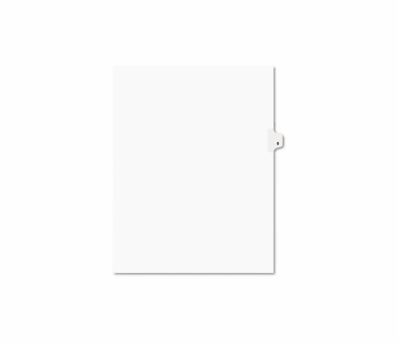 AVE11919 Avery-Style Legal Side Tab Divider, Title: 9, Letter, White, 25/Pack By AVERY-DENNISON