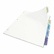 AVE11990 Index Maker Clear Label Contemporary Color Dividers, 5-Tab, 5 Sets/Pack By AVERY-DENNISON