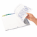AVE11991 Index Maker Clear Label Contemporary Color Dividers, 8-Tab, 5 Sets/Pack By AVERY-DENNISON